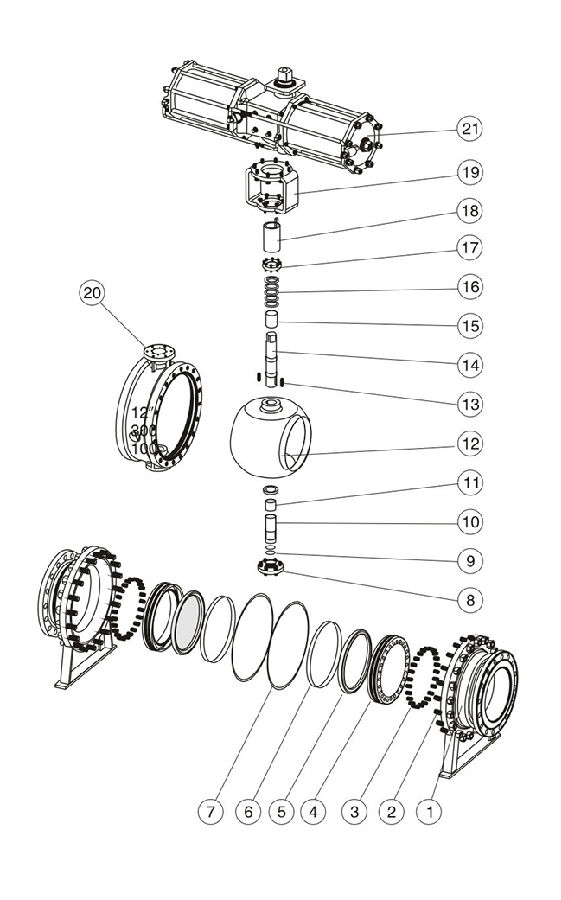 GB標(biāo)準(zhǔn)固定式氣動球閥 GB標(biāo)準(zhǔn)固定式氣動球閥