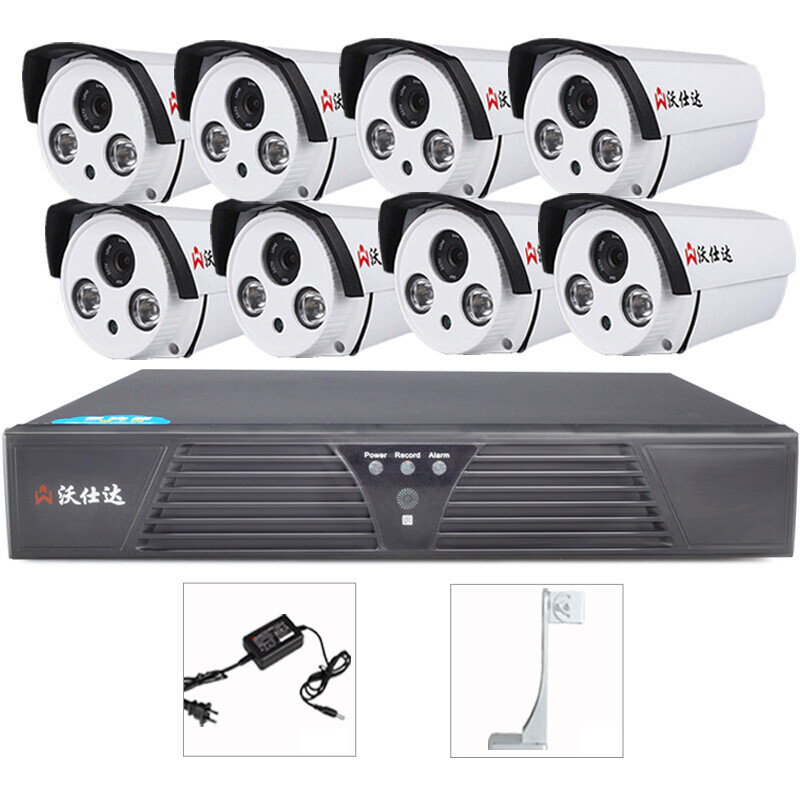 沃仕達W62H10TZ 8路高清監控套裝 構建入門級網絡安防系統的明智之選